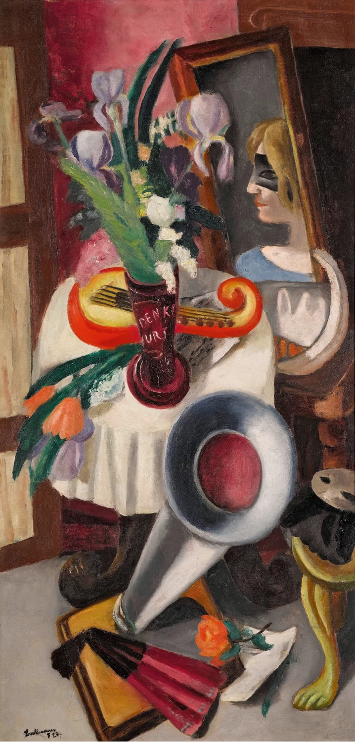 Natura morta con grammofono e iris, 1924 - The Lewis Collection, New York